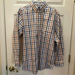 Men’s Pressed ORVIS Button Down Plaid Formal, Semi formal or casual. M
